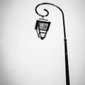 Lampadaire sous la neige